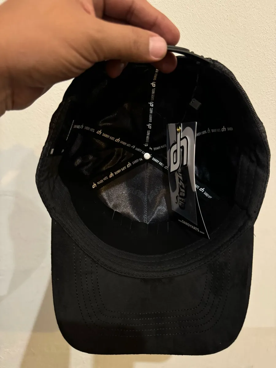 Dandy Stay Cap Original Negro Único Liso - Image 4