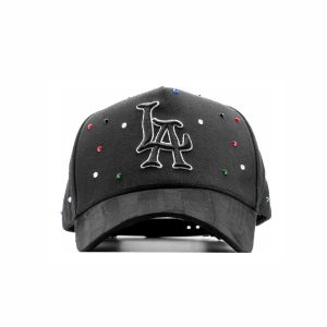 Gorra Dandy Crystals Negro Ajustable Lisa Hats