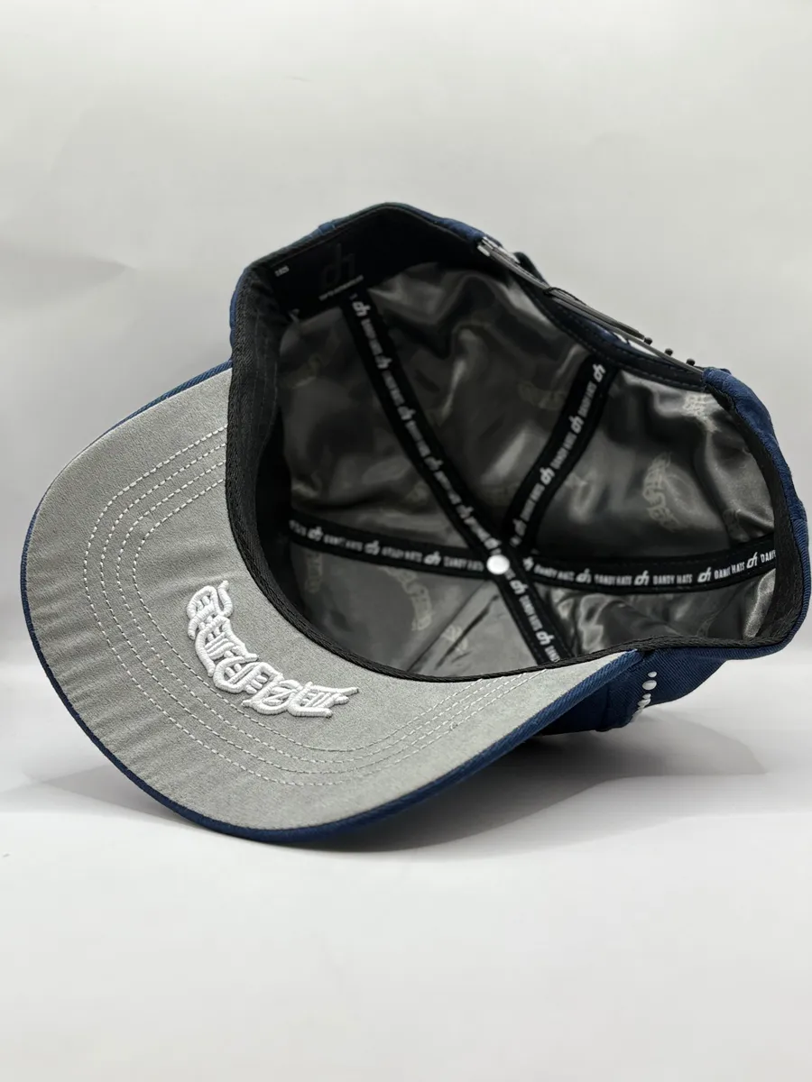 Gorra Dandy Hats New York Ny 4ever Original Azul Oscuro Liso Ajustable - Image 5