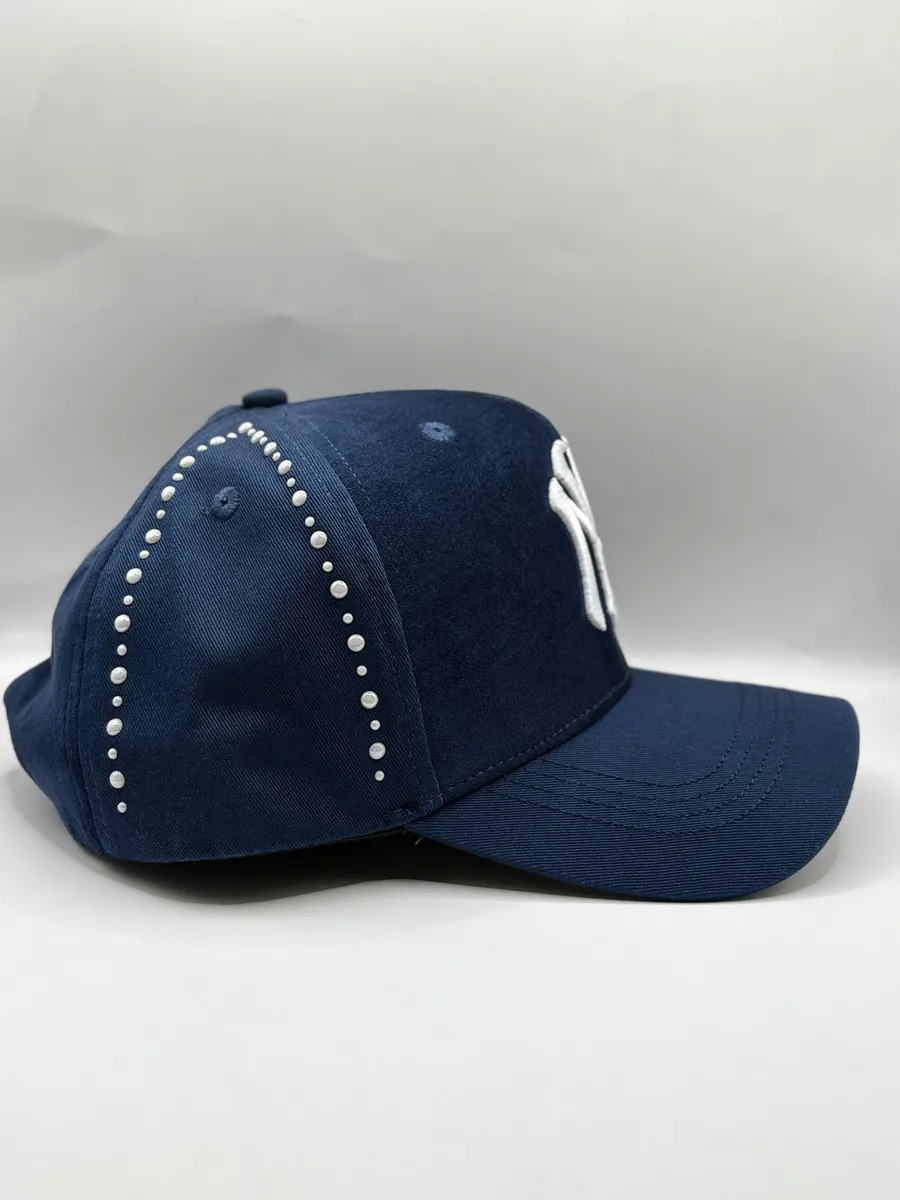 Gorra Dandy Hats New York Ny 4ever Original Azul Oscuro Liso Ajustable - Image 2