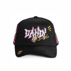 Sombreros Dandy Skull Records Negro Una Talla